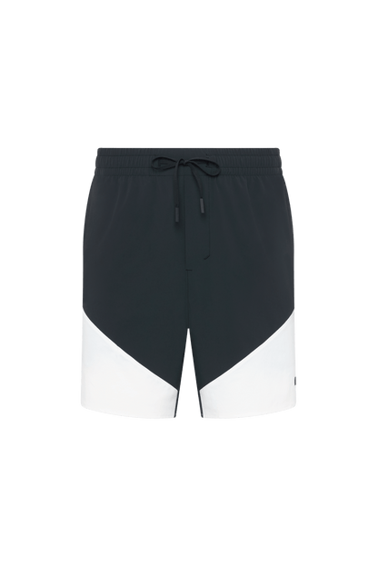 Contrast Panel Refine Short | Black/White