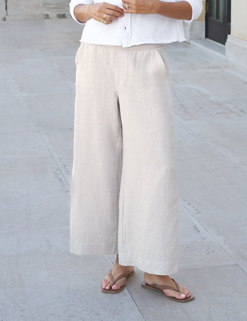 MAISIE Sand, Washed Linen