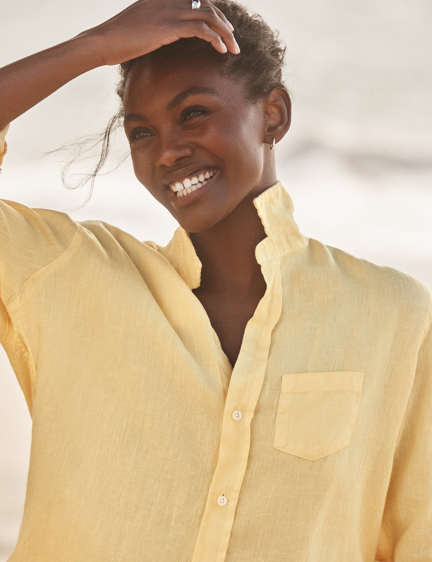 EILEEN Sunshine, Washed Linen