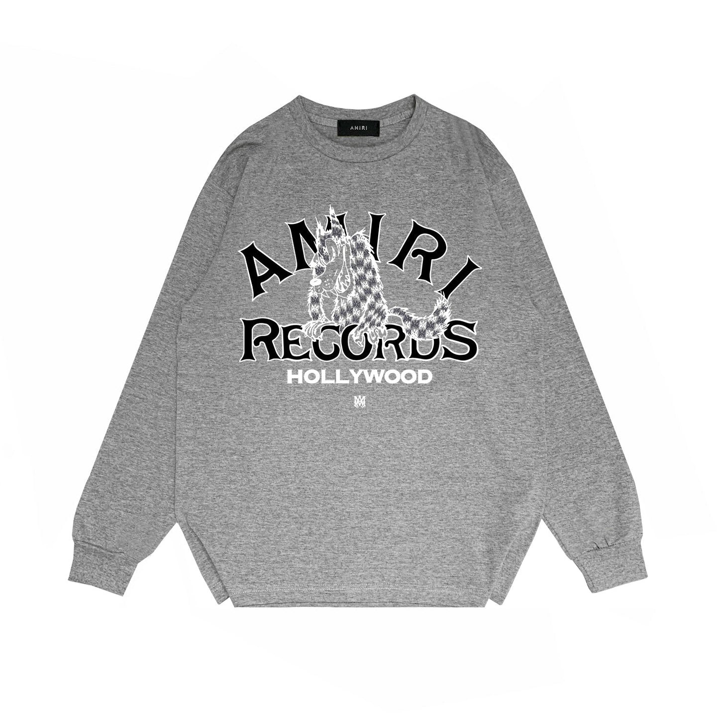 Amiri Long Sleeved Shirt Printed Trendy Pure Cotton