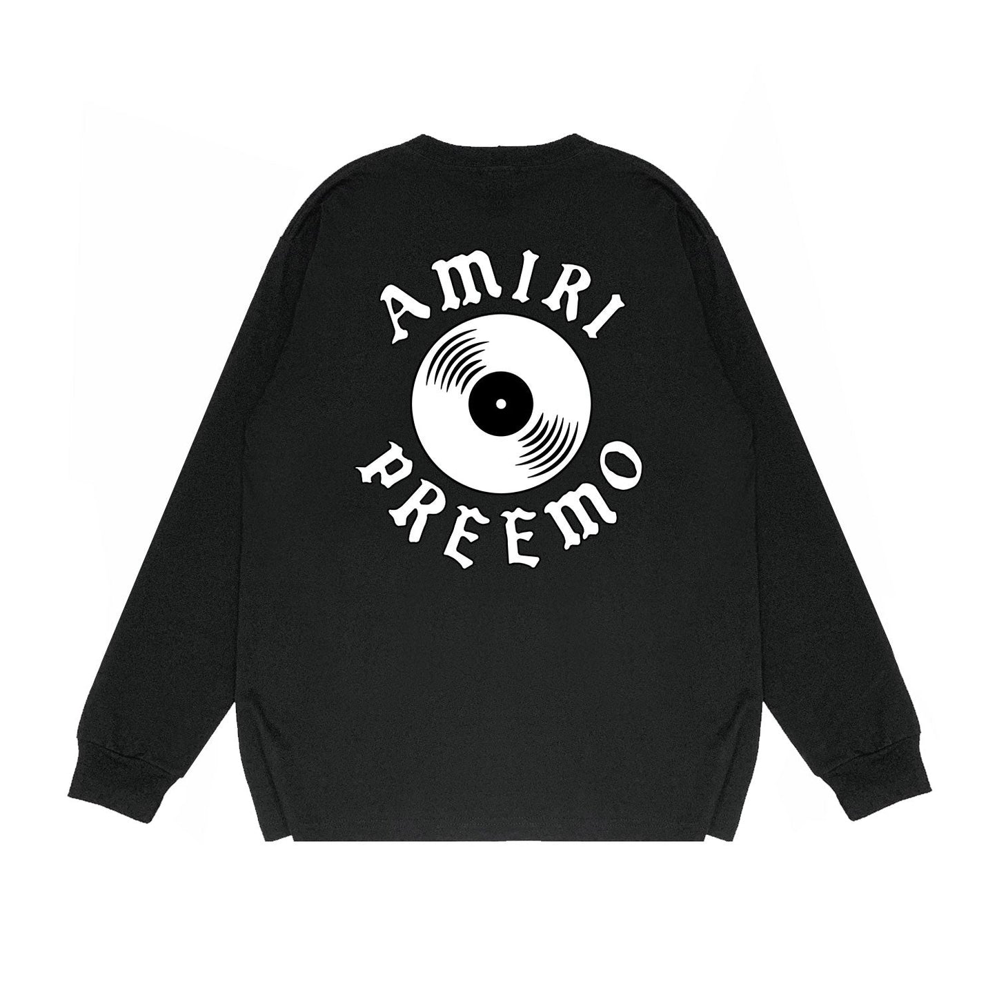 Amiri Long Sleeved Shirt Printed Trendy Pure Cotton