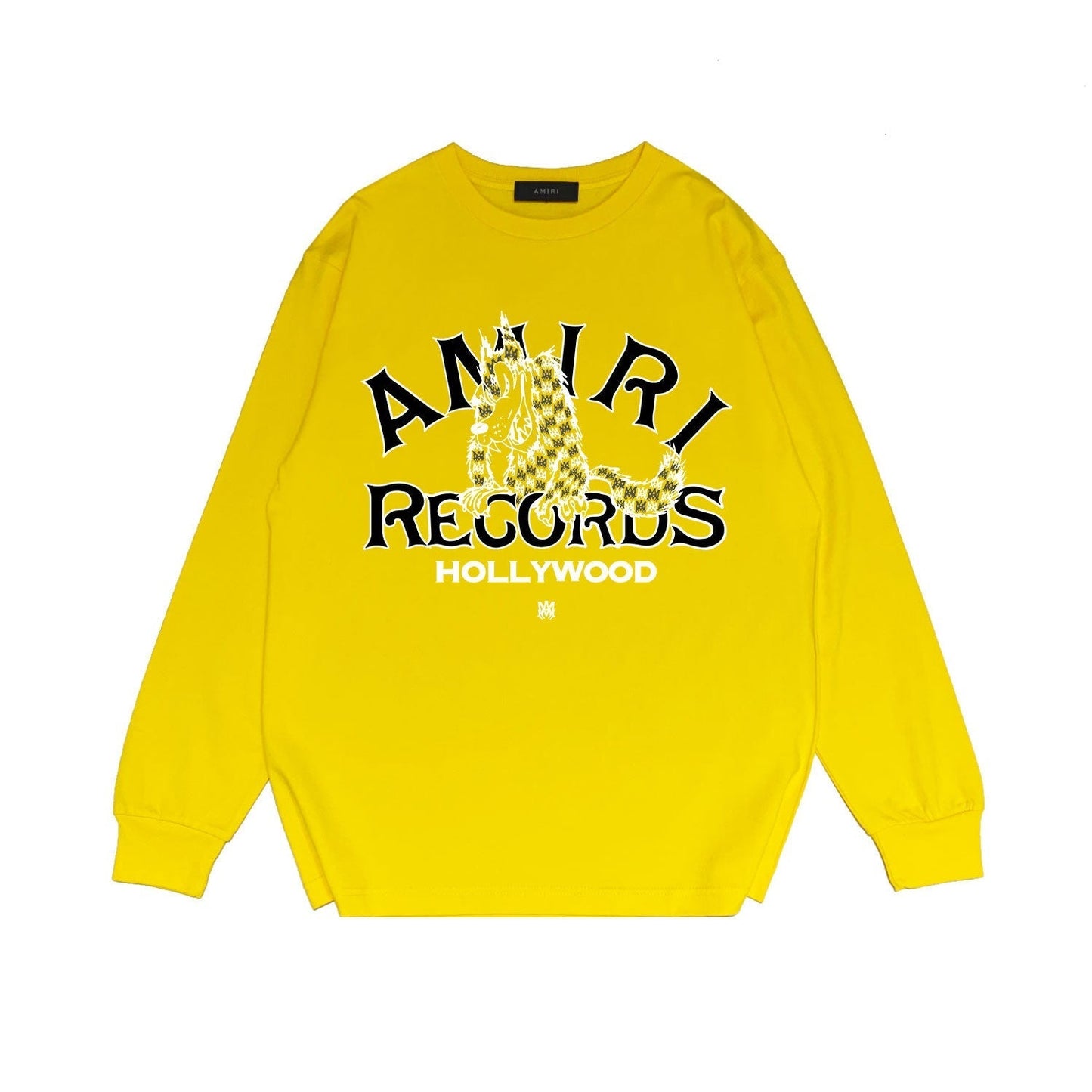 Amiri Long Sleeved Shirt Printed Trendy Pure Cotton