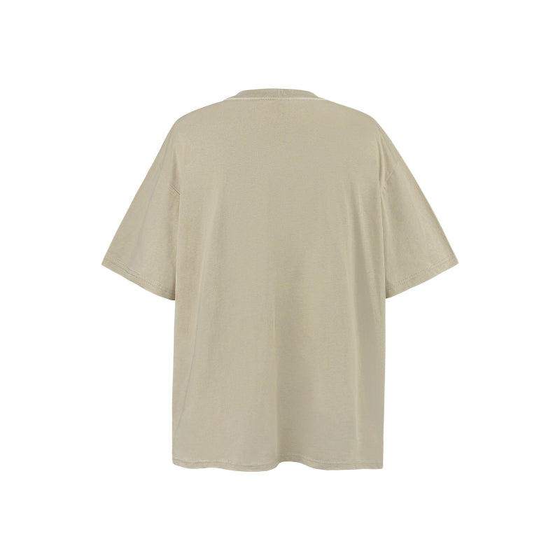 American vintage street T-shirt vintage men's loose cotton summer