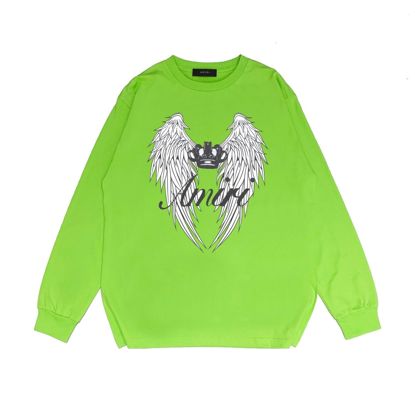 Amiri Long Sleeved Shirt Printed Trendy Pure Cotton