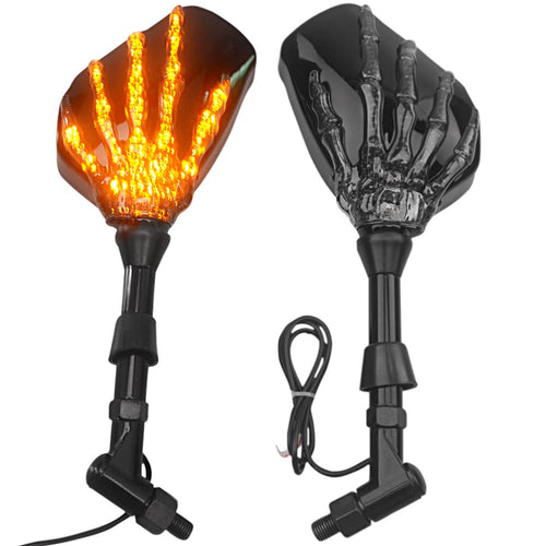 LED Ghost Claw Rearview Mirrors – Bold Style & Eye-Catching Lighting for Your Ride