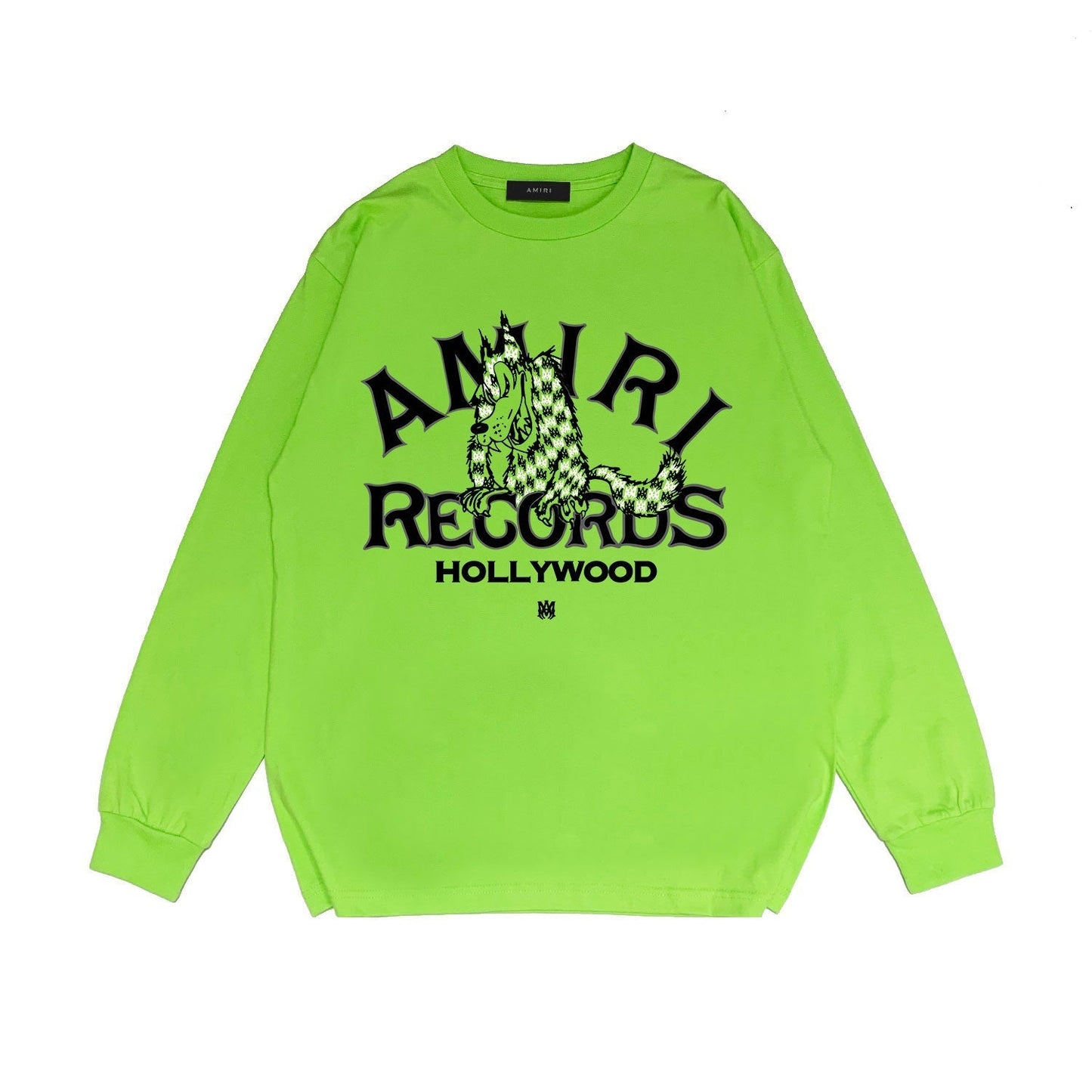 Amiri Long Sleeved Shirt Printed Trendy Pure Cotton