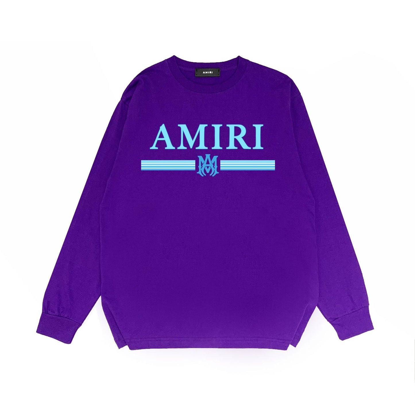 Amiri Long Sleeved Shirt Printed Trendy Pure Cotton