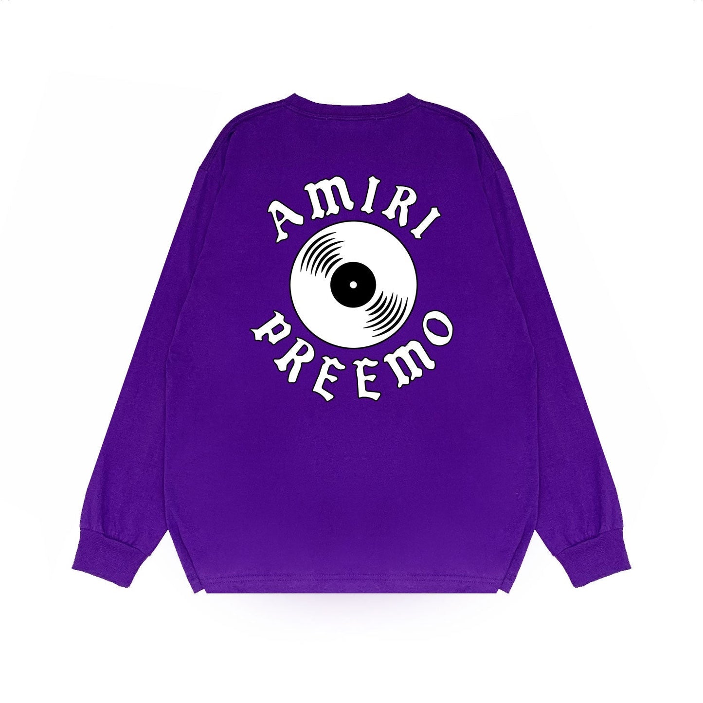 Amiri Long Sleeved Shirt Printed Trendy Pure Cotton