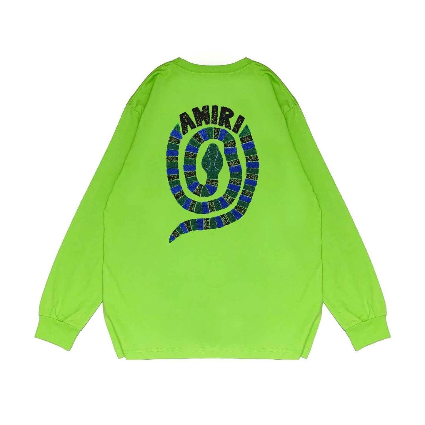 Amiri Long Sleeved Shirt Printed Trendy Pure Cotton