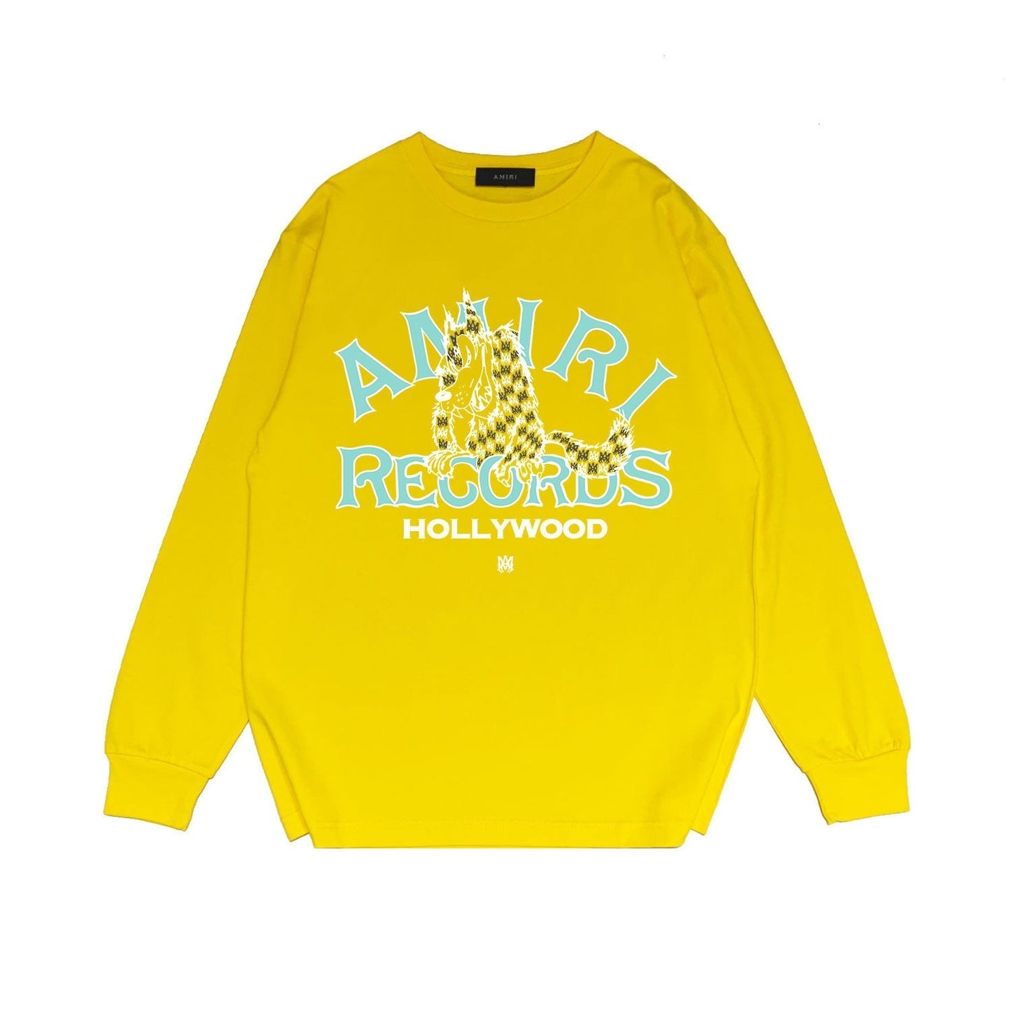 Amiri Long Sleeved Shirt Printed Trendy Pure Cotton