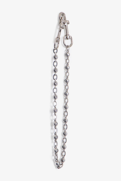 8 Ball Wallet Chain - Silver