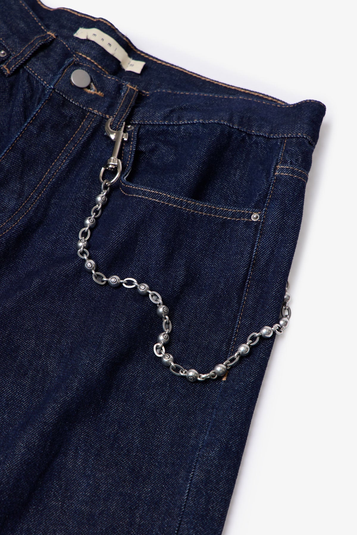 8 Ball Wallet Chain - Silver