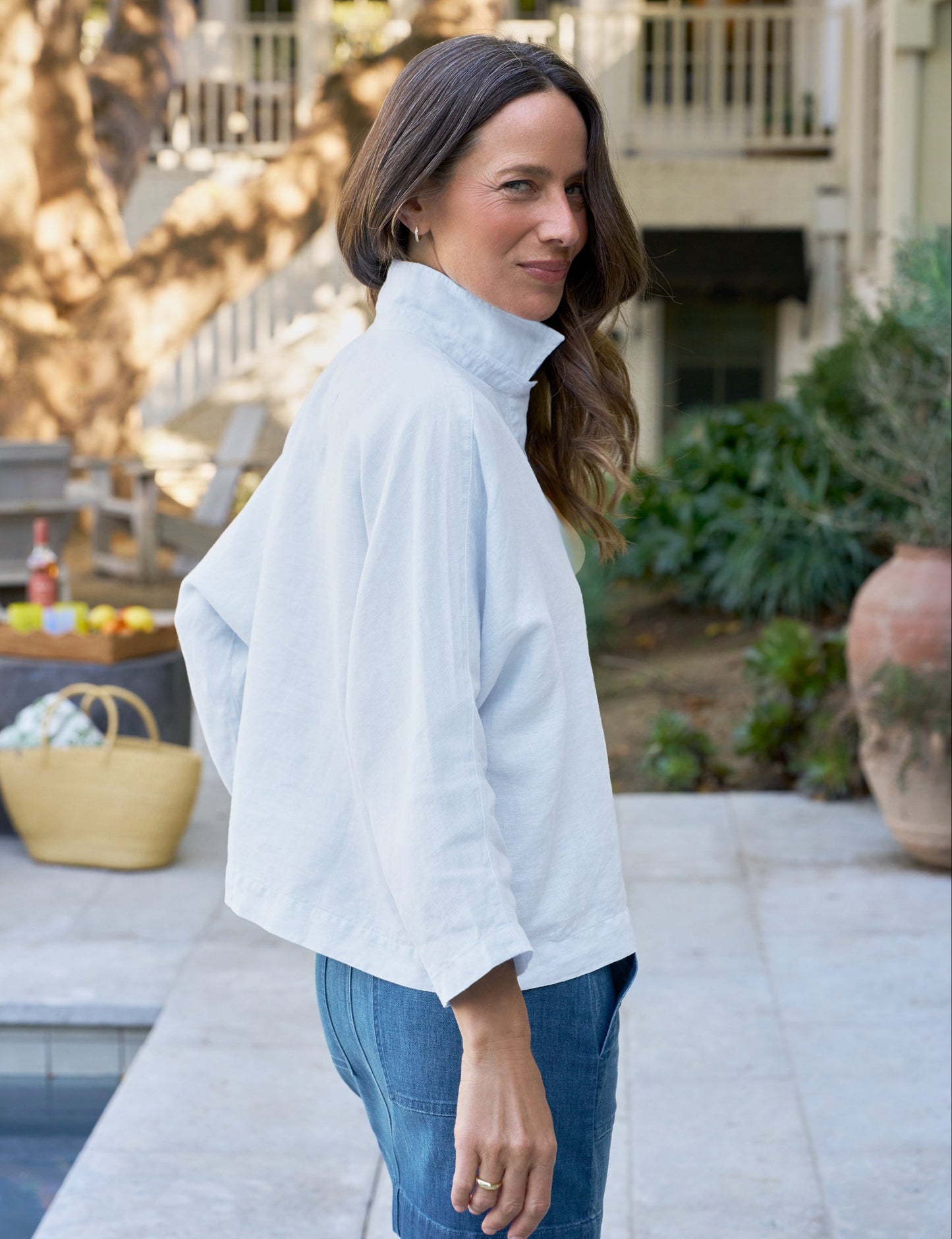 GABI French Blue, Washed Linen
