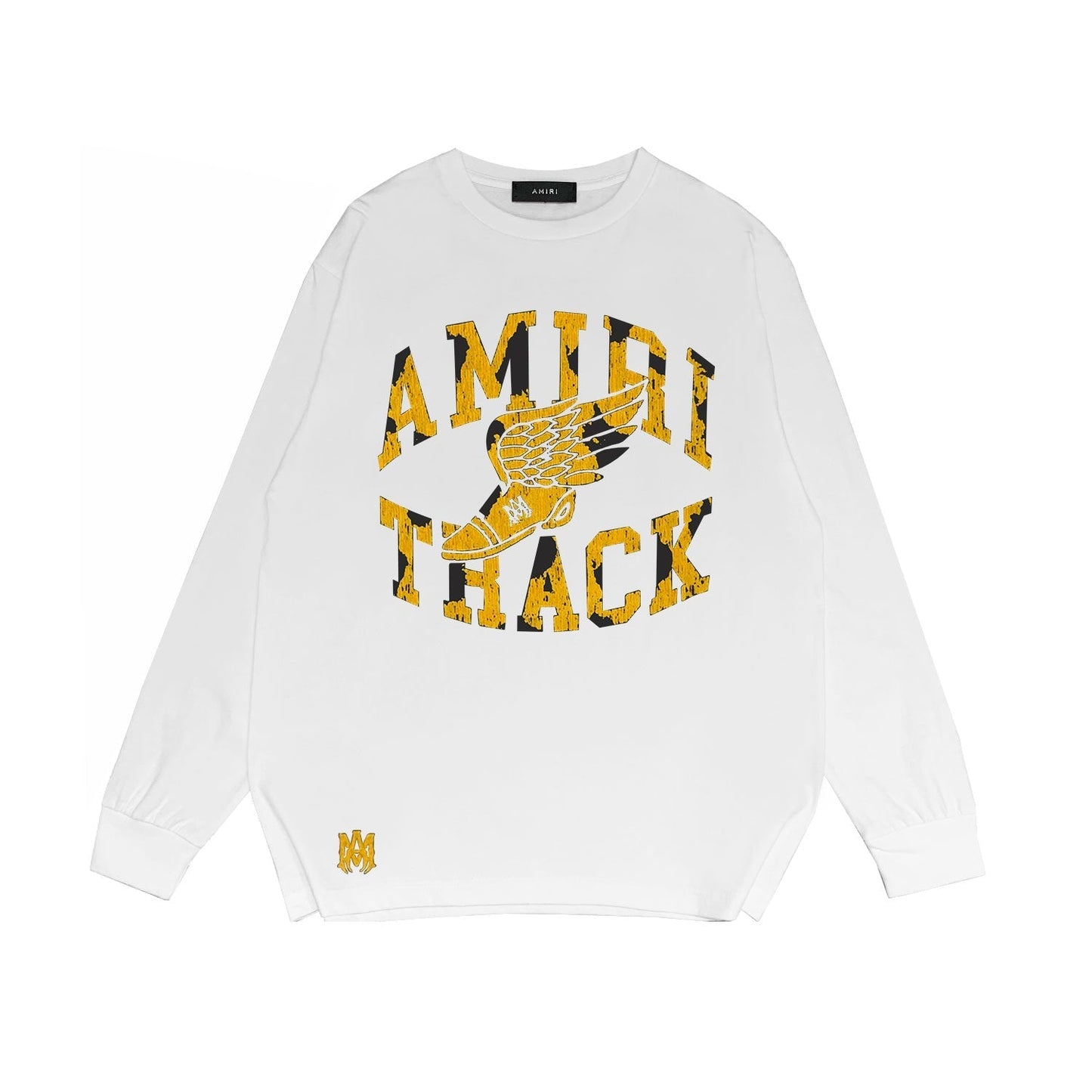 Amiri Long Sleeved Shirt Printed Trendy Pure Cotton
