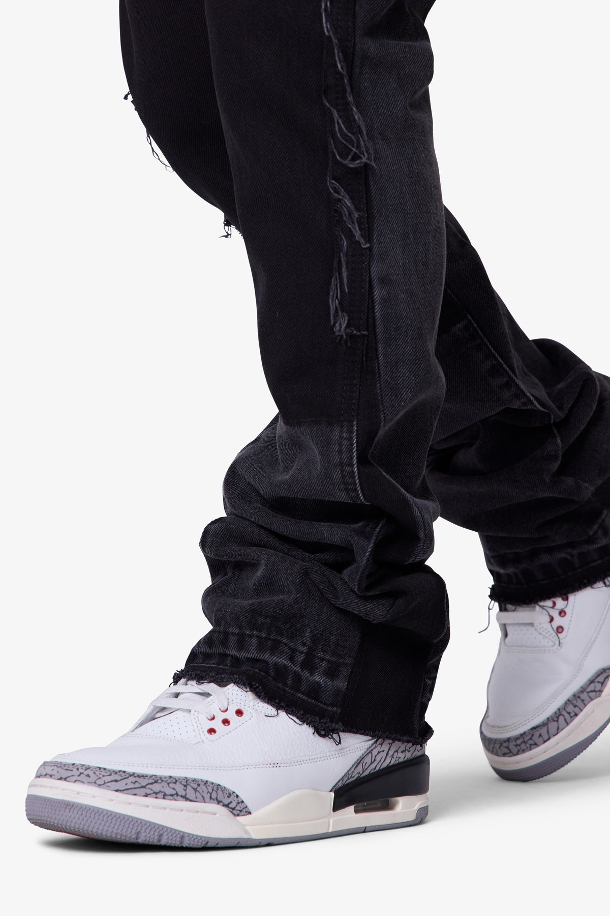 B118 Work Flare Denim - Black