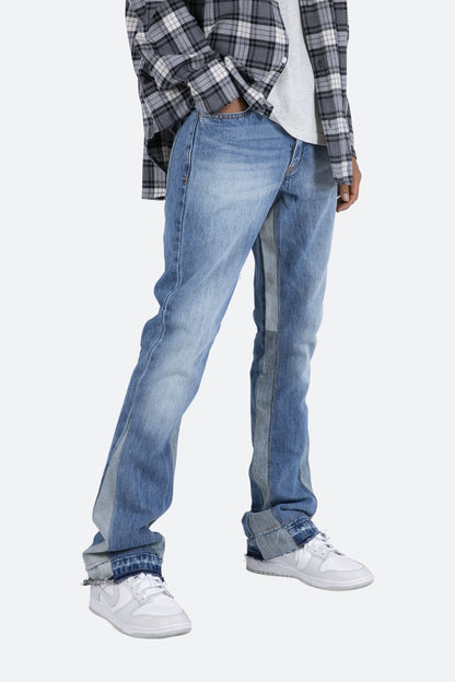 B119 Flare Denim - Blue