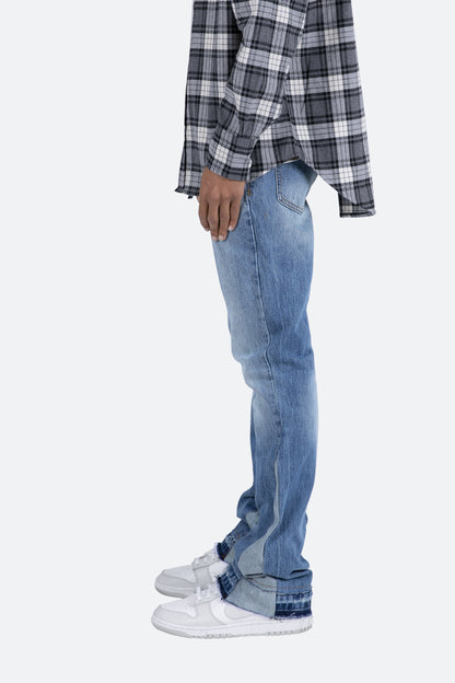 B119 Flare Denim - Blue