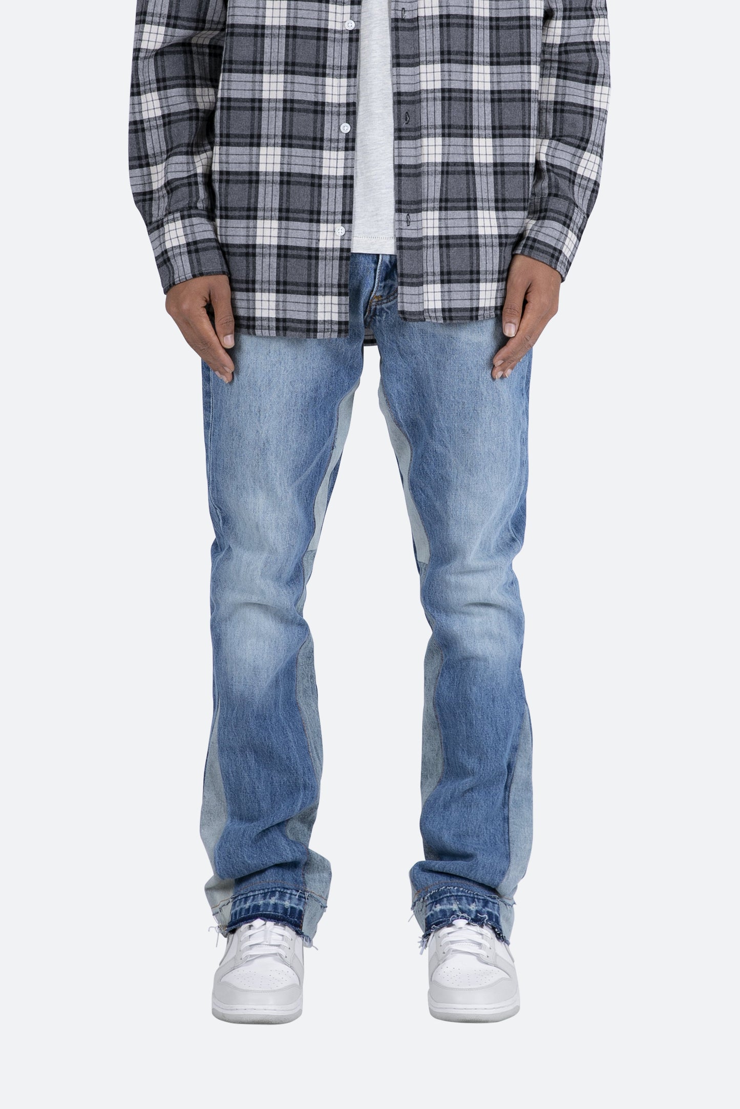 B119 Flare Denim - Blue