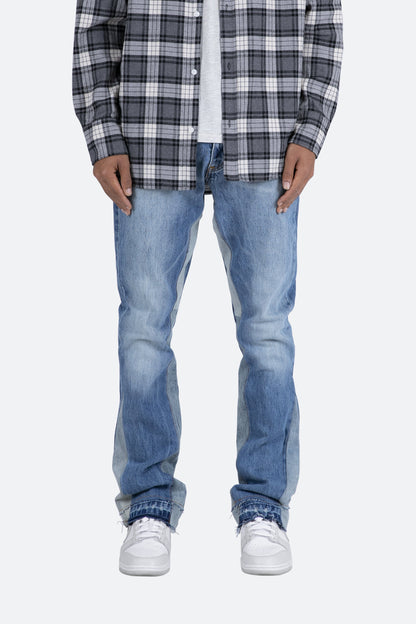 B119 Flare Denim - Blue