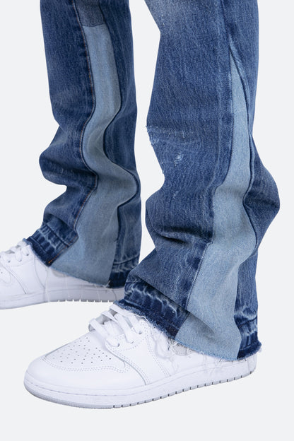 B133 Flare Denim - Blue