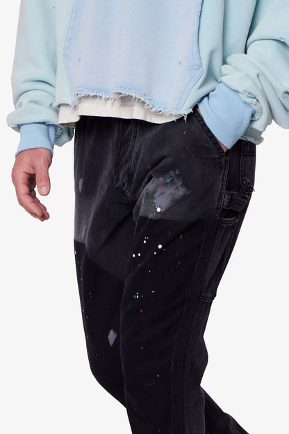 B243 Flare Denim - Black