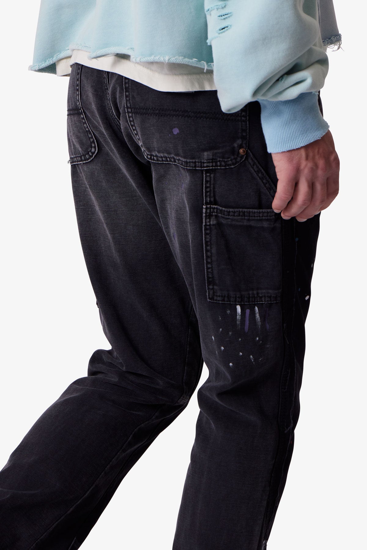 B243 Flare Denim - Black