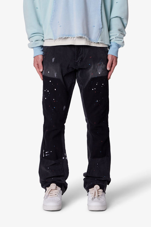 B243 Flare Denim - Black