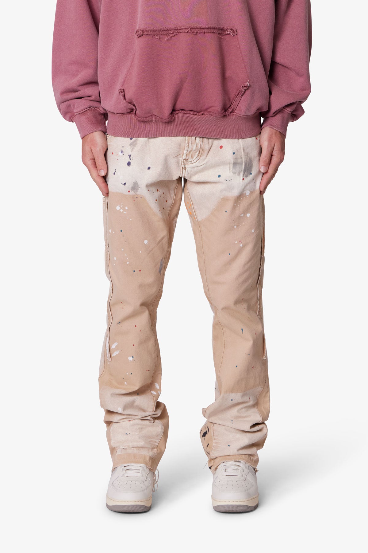 B243 Flare Denim - Khaki