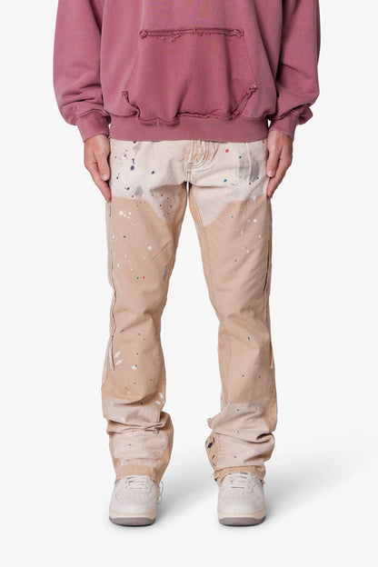 B243 Flare Denim - Khaki