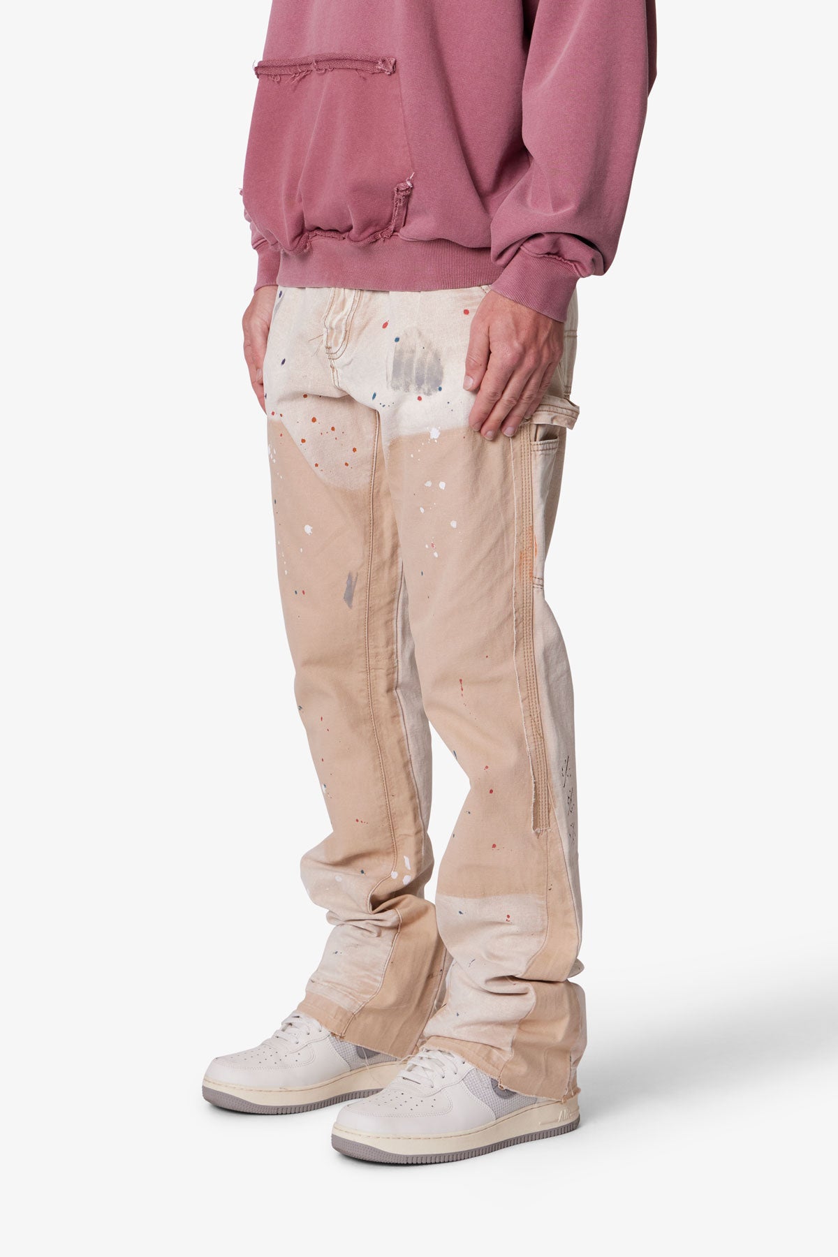B243 Flare Denim - Khaki