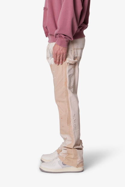 B243 Flare Denim - Khaki