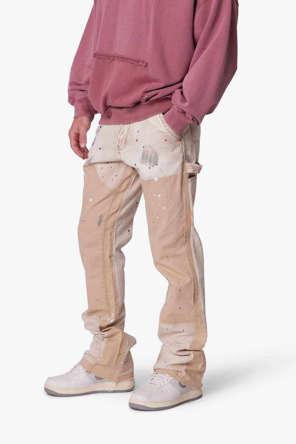 B243 Flare Denim - Khaki