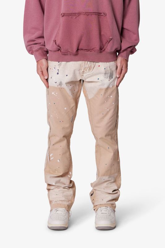 B243 Flare Denim - Khaki