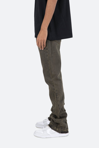 B355 Flare Denim - Grey