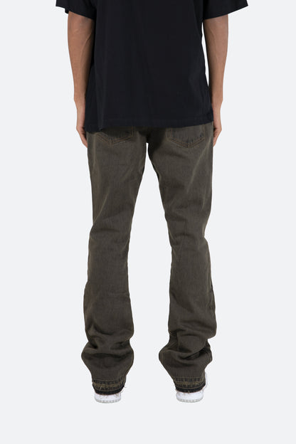 B355 Flare Denim - Grey