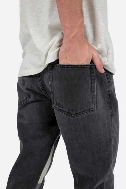 B476 Flare Denim - Black