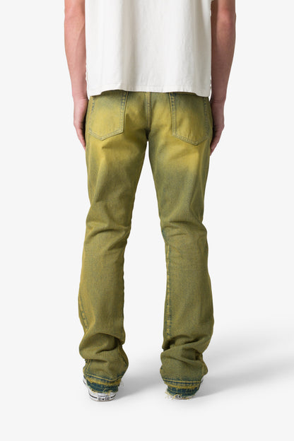 B540 Flare Denim - Olive