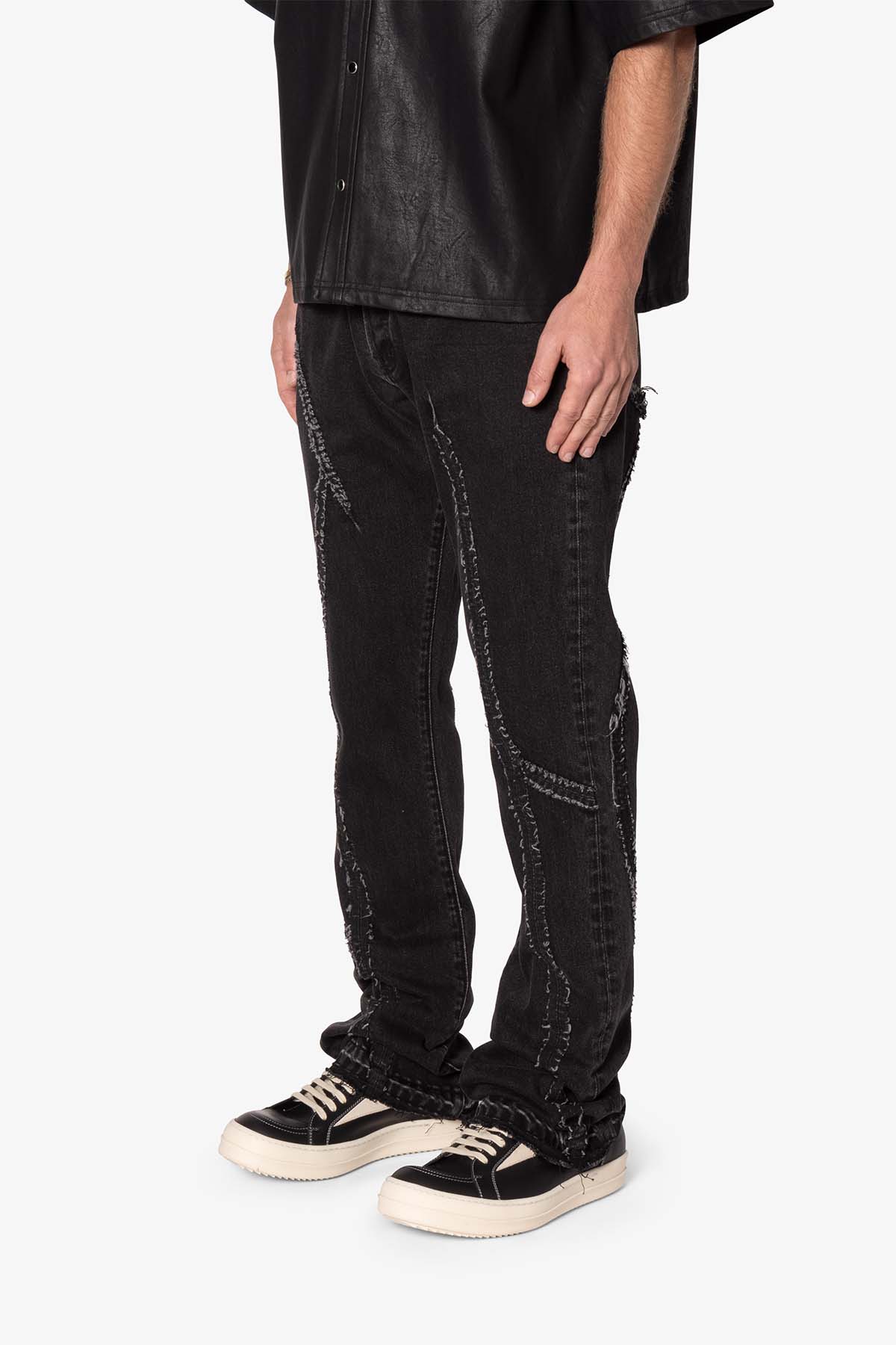 B705 Tear and Repair Denim - Black