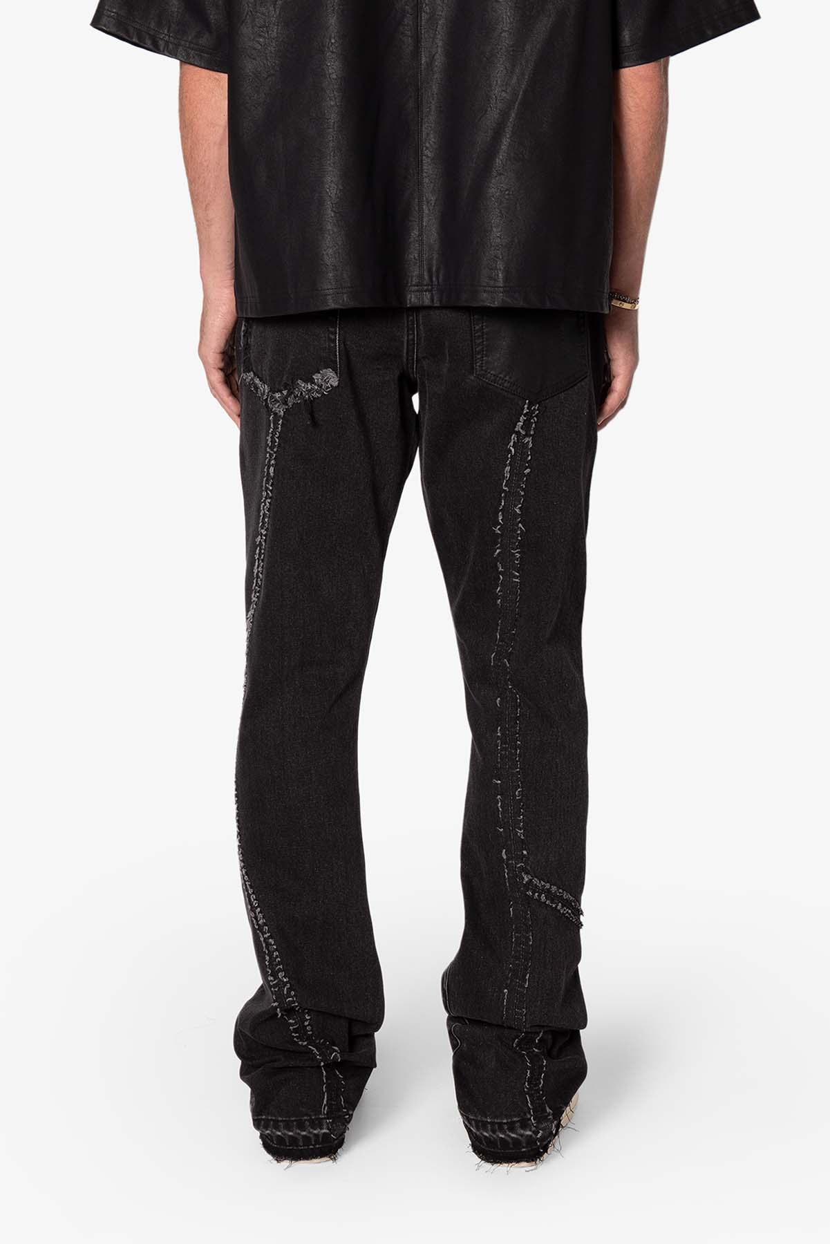 B705 Tear and Repair Denim - Black