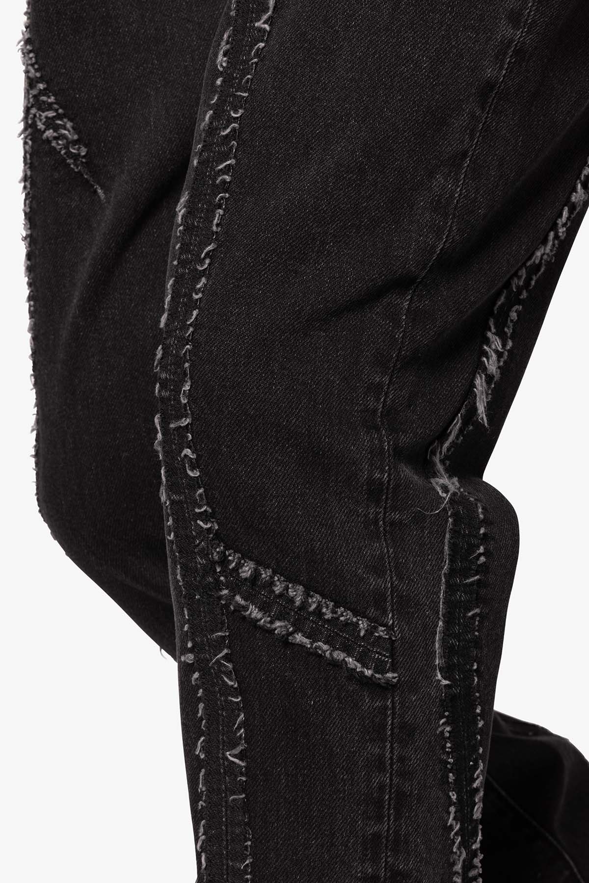 B705 Tear and Repair Denim - Black