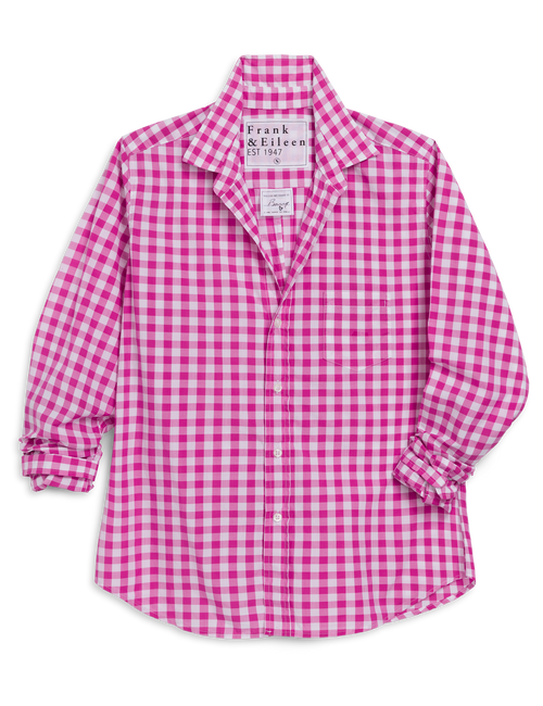 BARRY Pink Check, Italian Superluxe