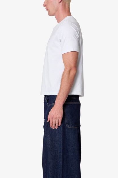 Baby Henley Tee - White