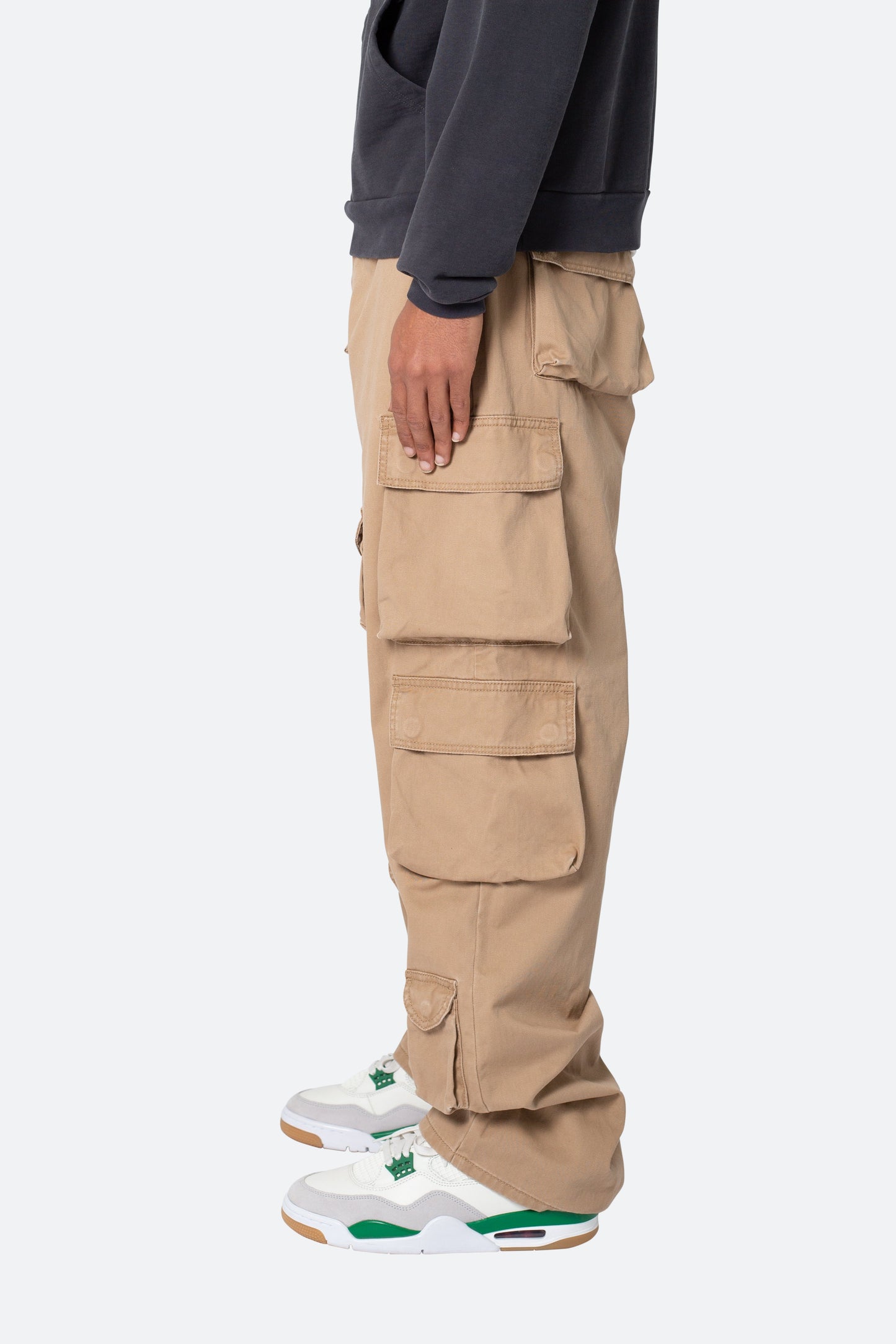 Baggy Cargo Pants - Khaki