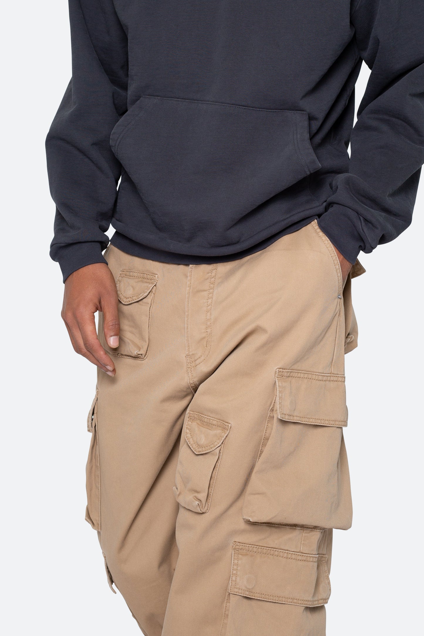 Baggy Cargo Pants - Khaki