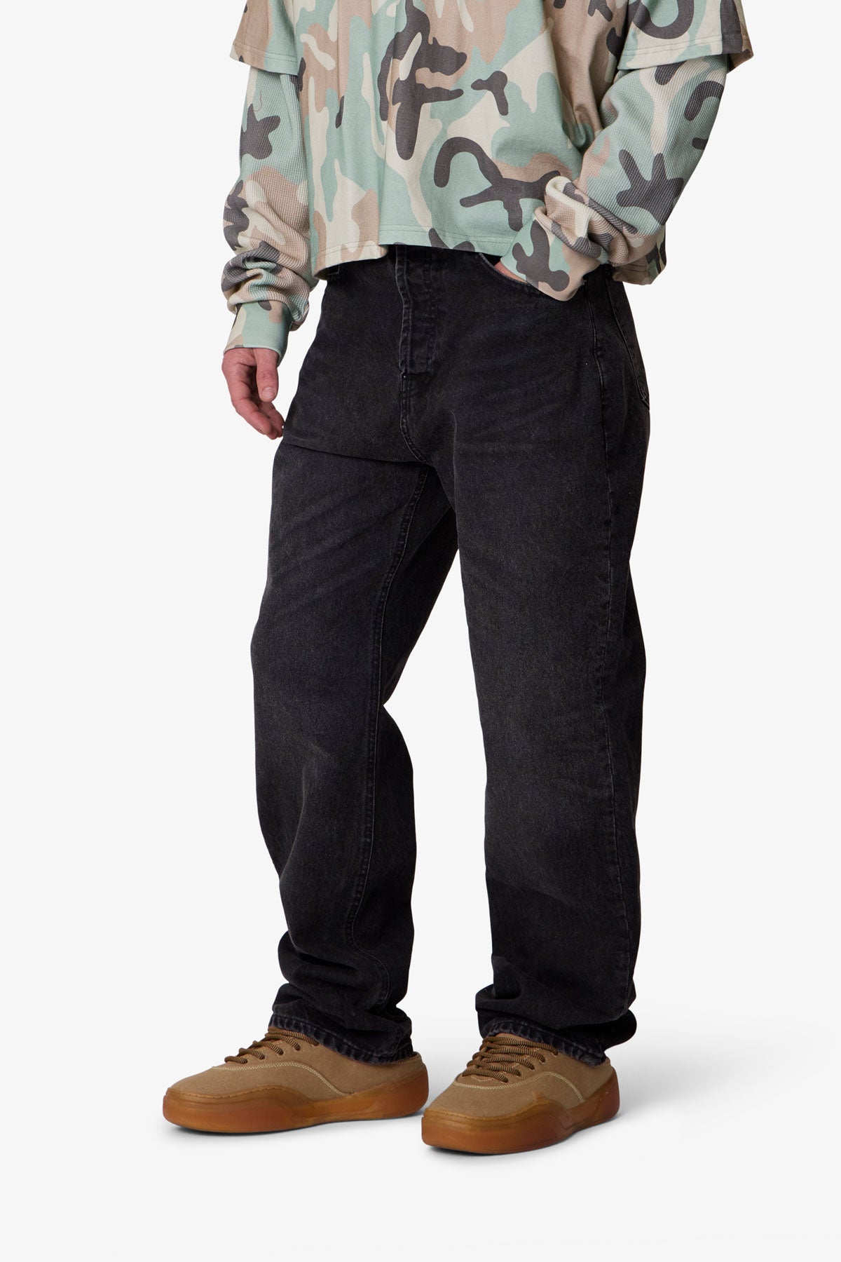 Baggy Denim - Western Black