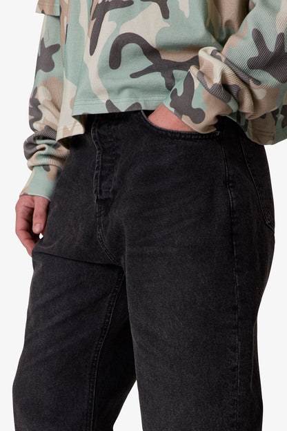 Baggy Denim - Western Black