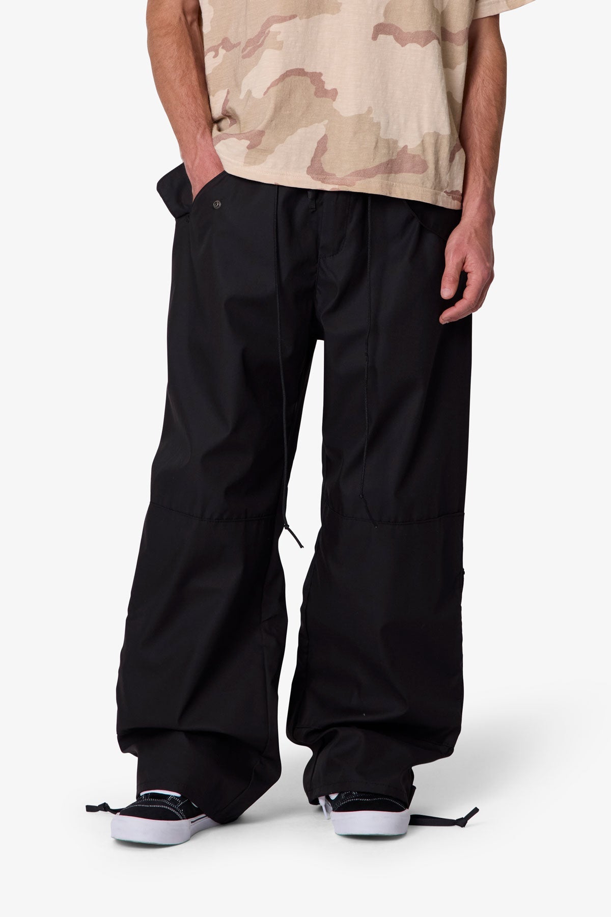 Baggy Military Pants - Black