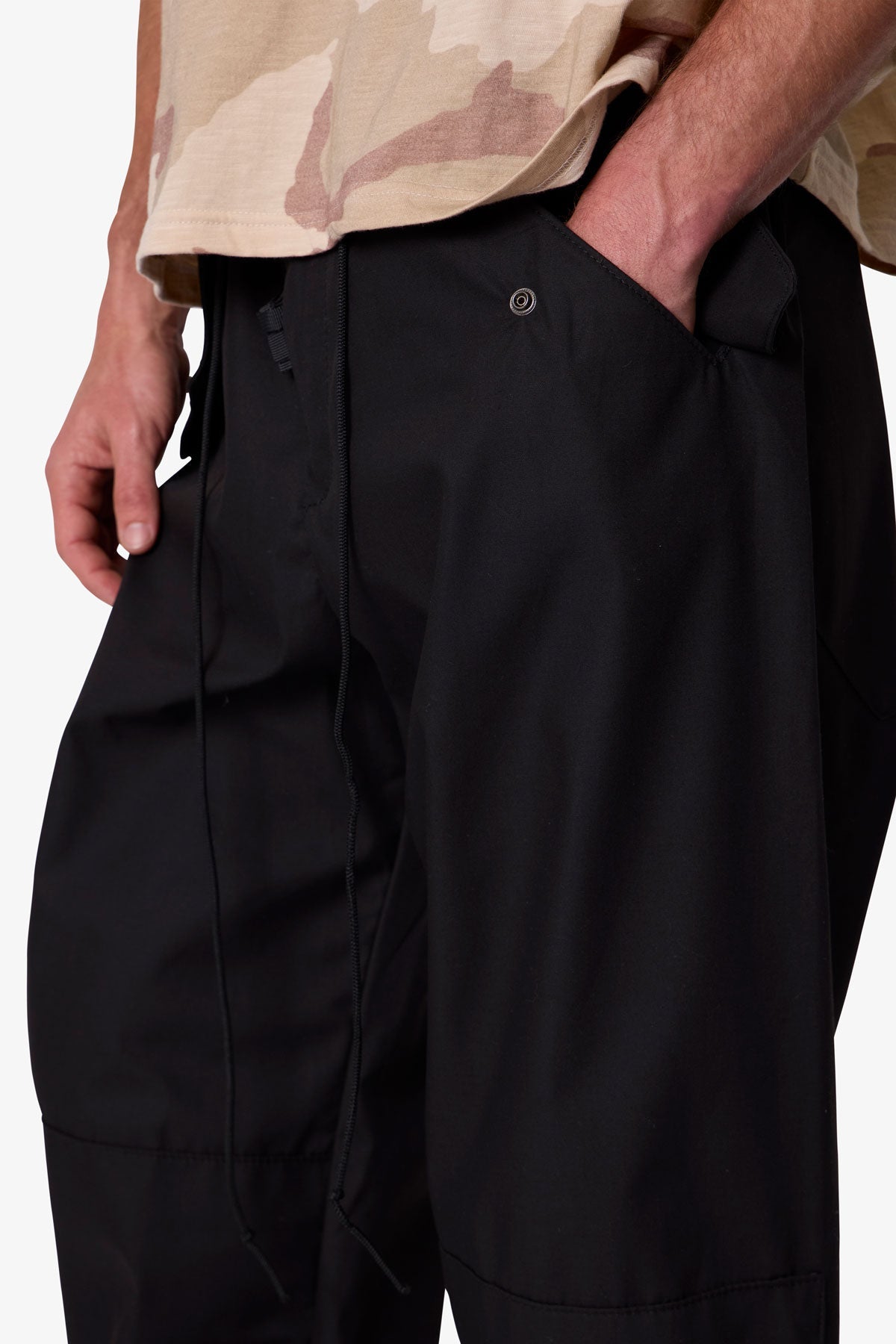 Baggy Military Pants - Black
