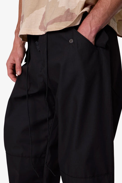 Baggy Military Pants - Black