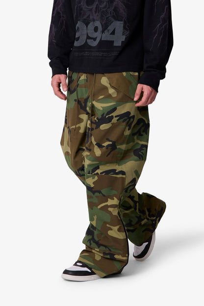Baggy Military Pants - Camo